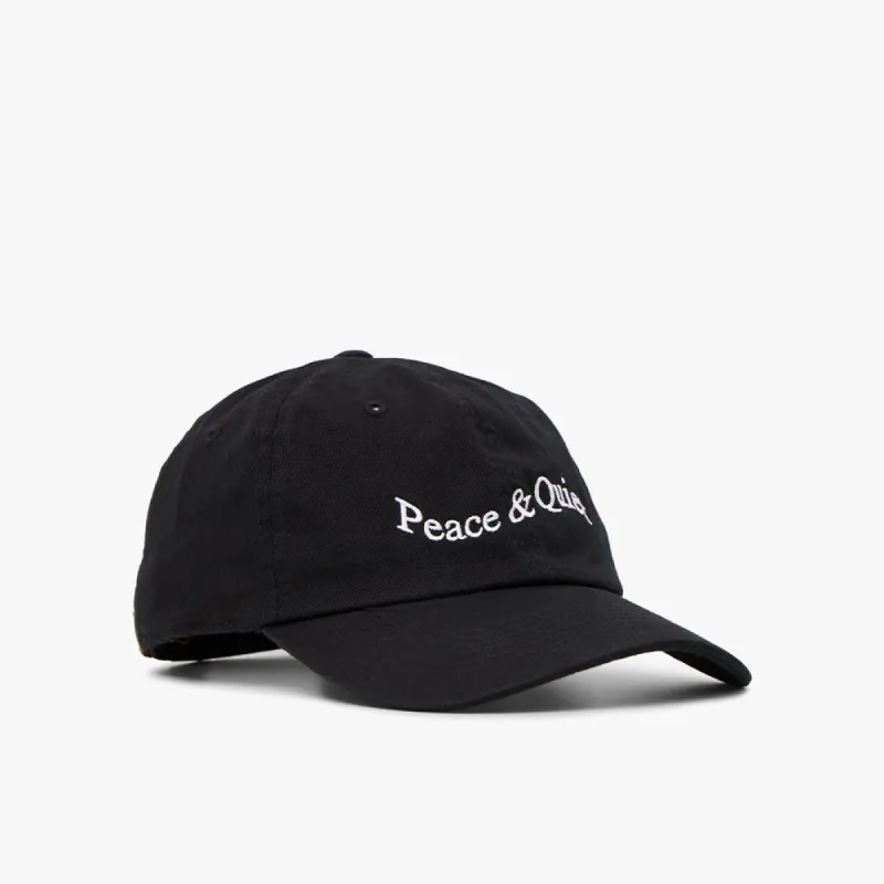 Museum of Peace & Quiet Wordmark Hat / Black sold by Livestock