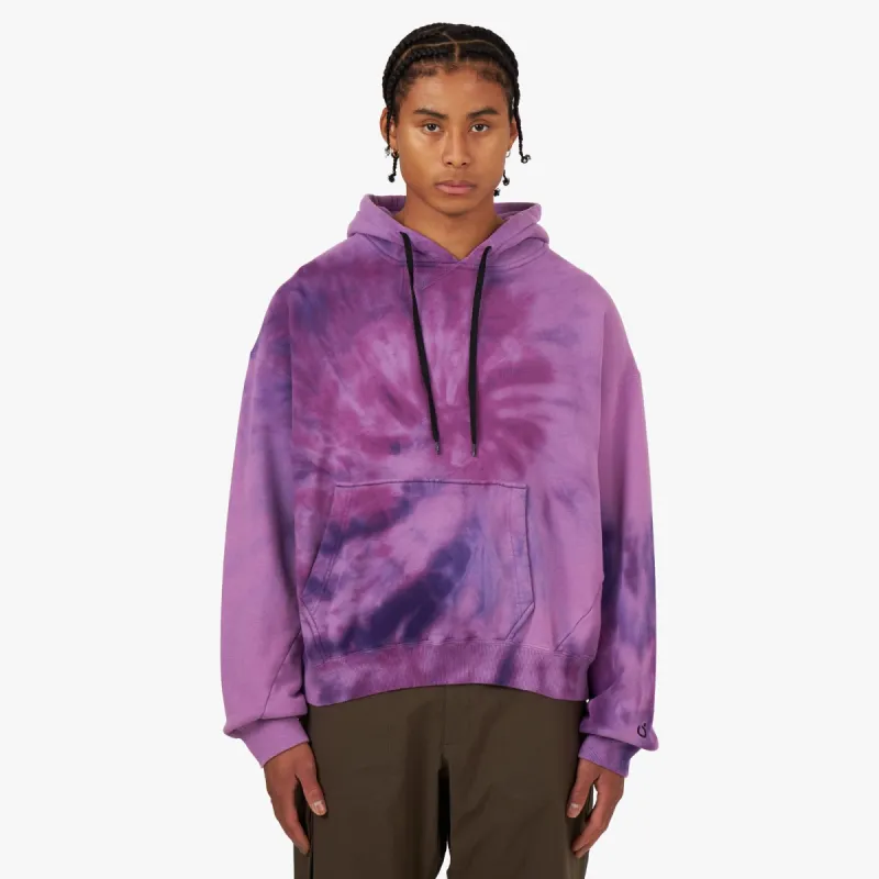 NOMA t.d. Hand Dyed Twist Pullover Hoodie / Purple sold by Livestock