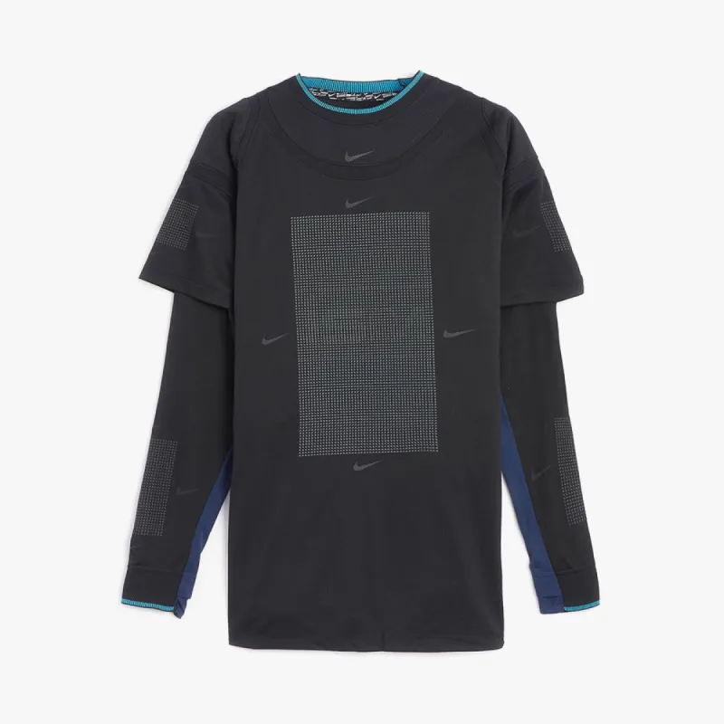Nike ISPA Long Sleeve T-shirt Black / Black - Midnight Navy | Parallel