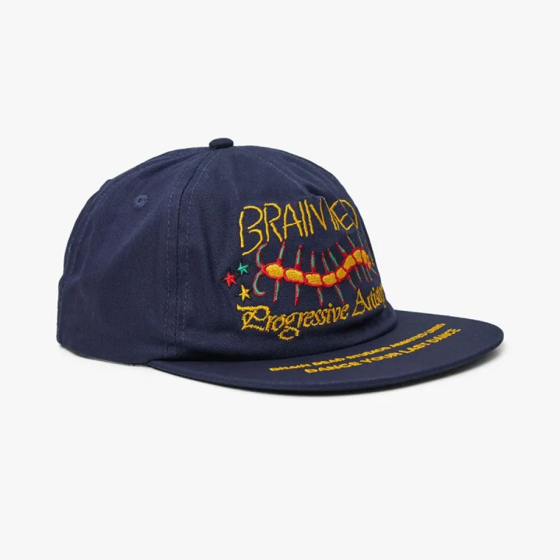 Brain Dead Last Dance 5 Panel Hat / Navy sold by Livestock