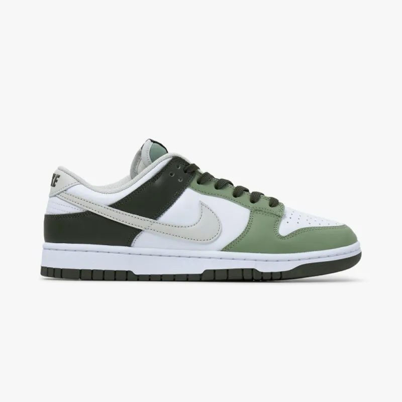 Nike Dunk Low White / Light Bone - Oil Green sold by Livestock