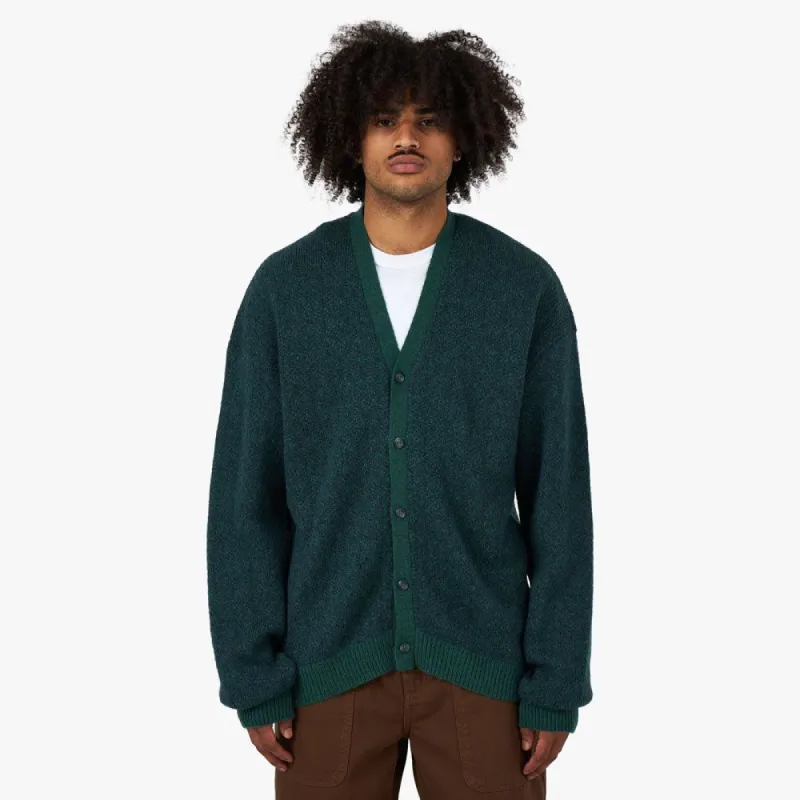 Palmes Inter Knitted Cardigan / Dark Green sold by Livestock