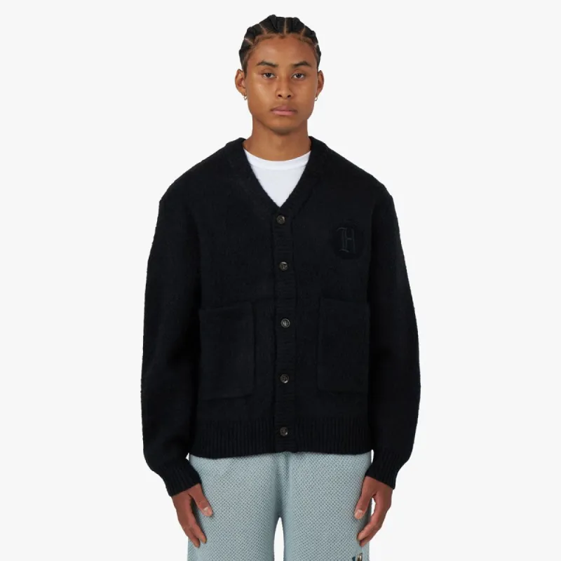 Honor The Gift Stamped Patch Cardigan / Black sold by Livestock