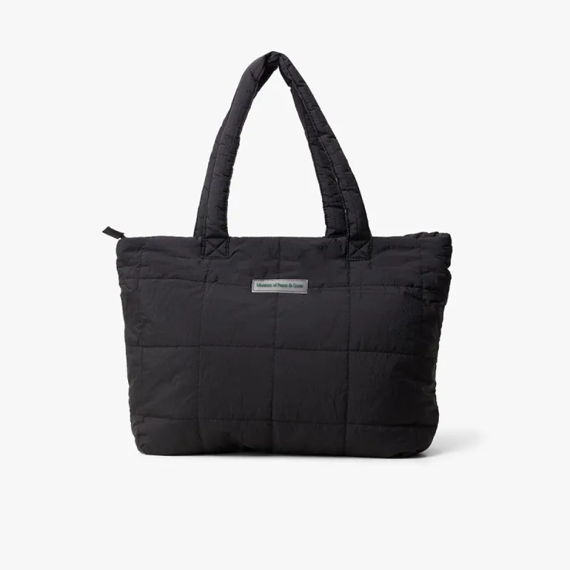 Museum of Peace & Quiet Nylon Quilt Tote Bag / Black sold by Livestock