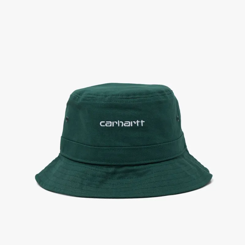 Carhartt WIP Script Bucket Hat Treehouse / White sold by Livestock