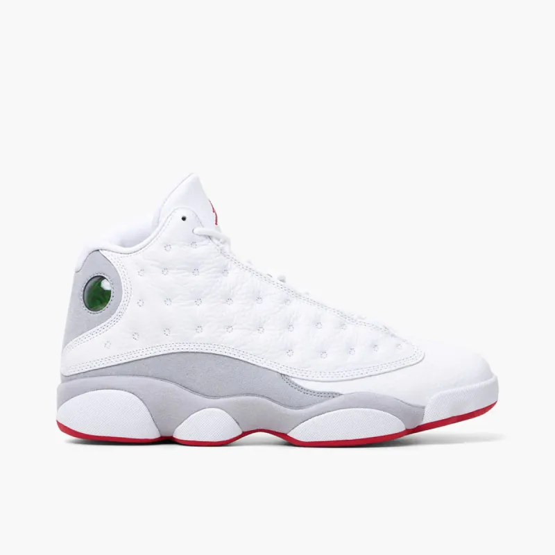 Jordan 13 Retro White / True Red - Wolf Grey sold by Livestock