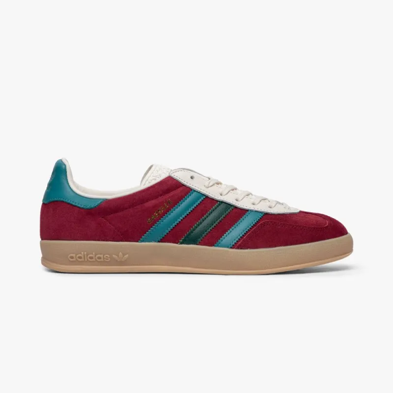 adidas Originals Gazelle Indoor Collegiate Burgundy / Arctic Fusion - Collegiate Green sold by Livestock
