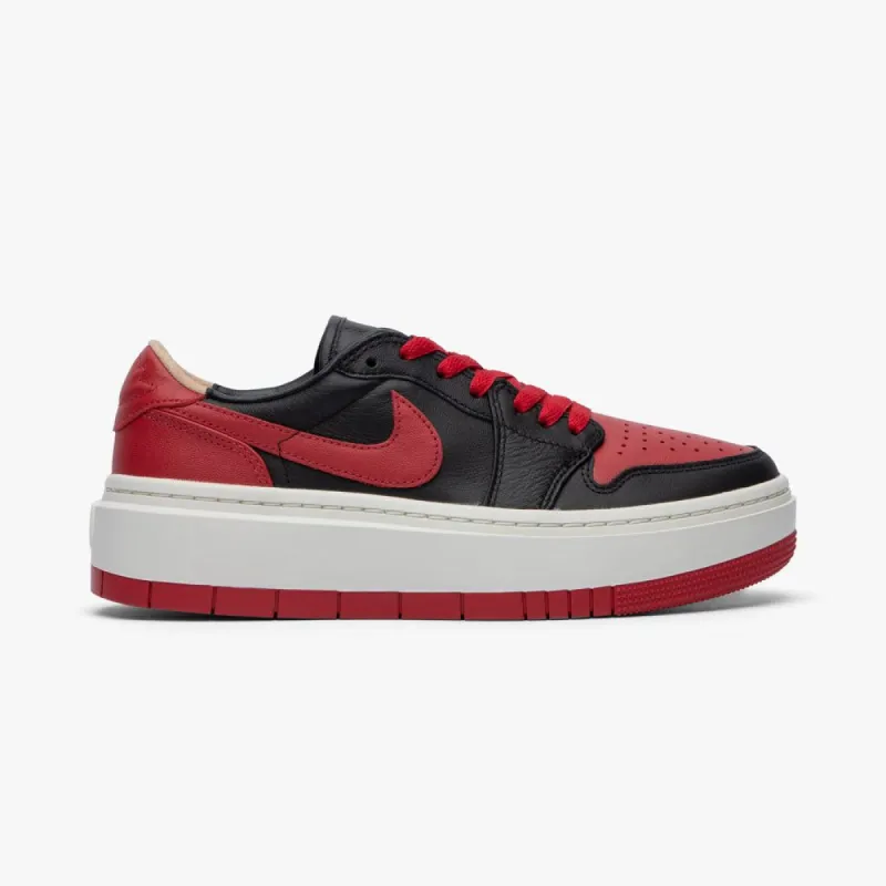 Jordan Women's 1 Elevate Low SE Black / Gym Red - Sail sold by Livestock