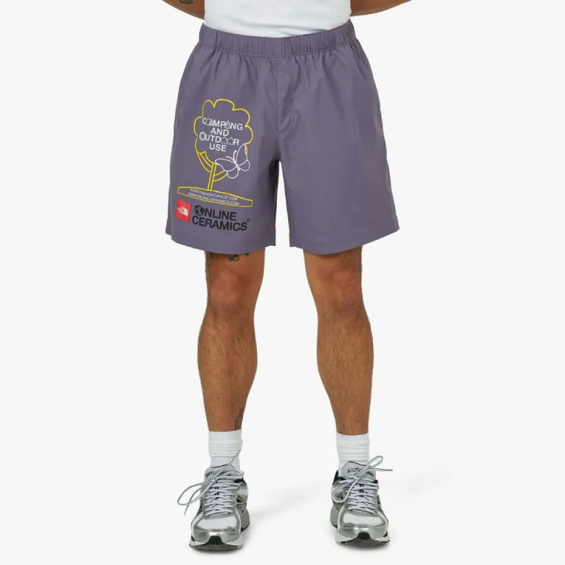 The North Face x Online Ceramics Class V Pull On Shorts / Purple sold by Livestock