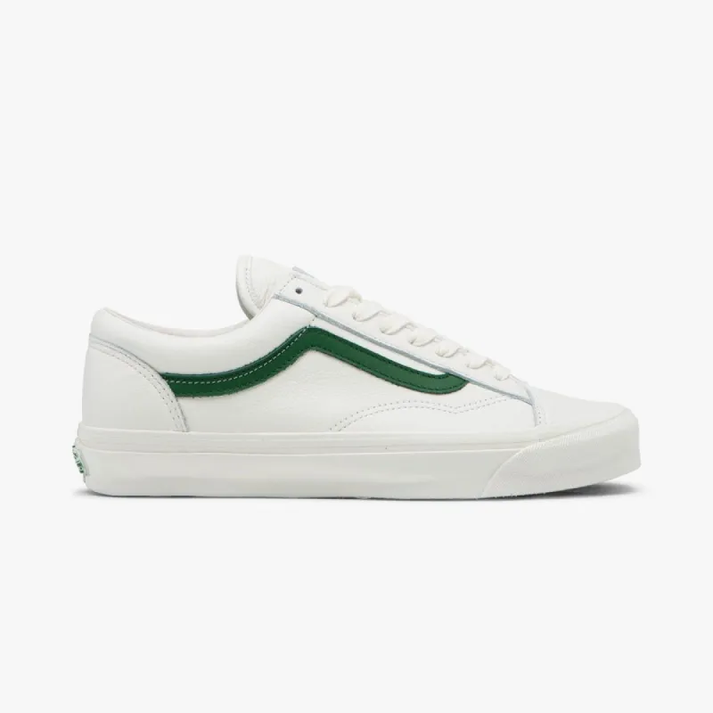 Vans Vault x Museum of Peace & Quiet OG Style 36 Marshmallow / Green sold by Livestock