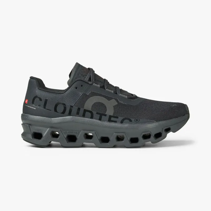 On Cloudmonster / All Black sold by Livestock
