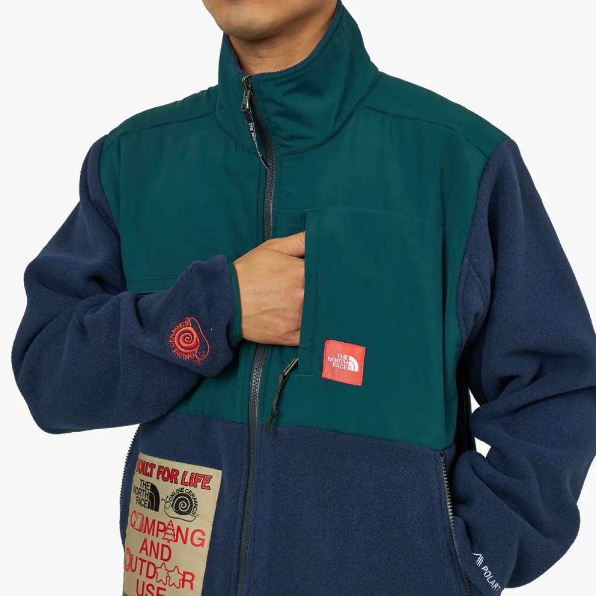 ジャケット・アウター The North Face x Online Ceramics denali The North Face x Online Ceramics 1995 Polartec Denali Summit Navy
