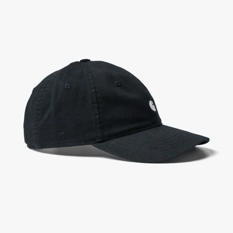 Carhartt WIP Madison Logo Cap Black / White sold by Livestock