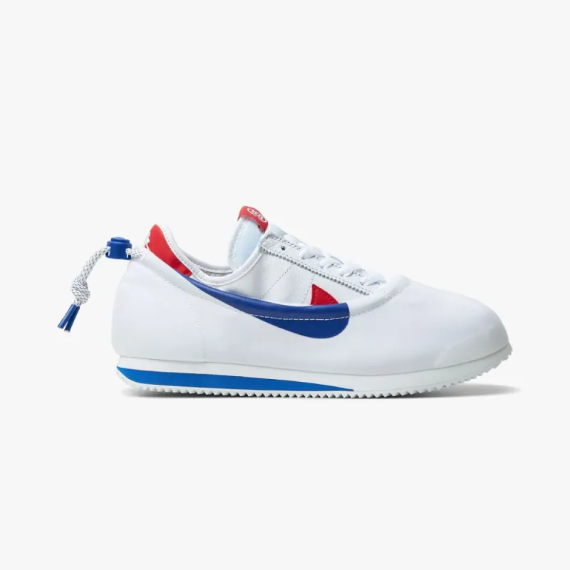 Nike x CLOT Cortez White / Game Royal - University Red sold by Livestock