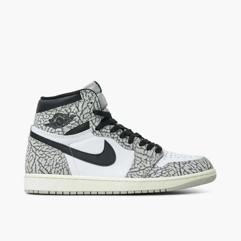 Jordan 1 Retro High OG Tech Grey / Muslin - Black sold by Livestock