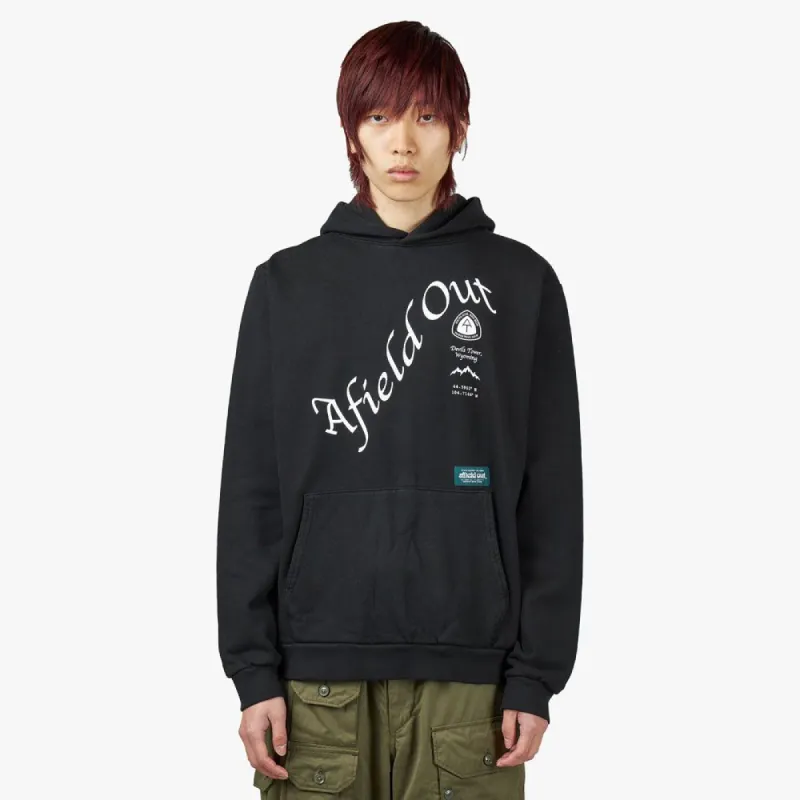 afield out Devils Tower Pullover Hoodie / Black made by Livestock