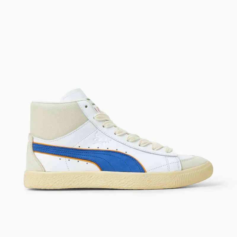 Puma x Rhuigi Clyde Mid BBall / White sold by Livestock