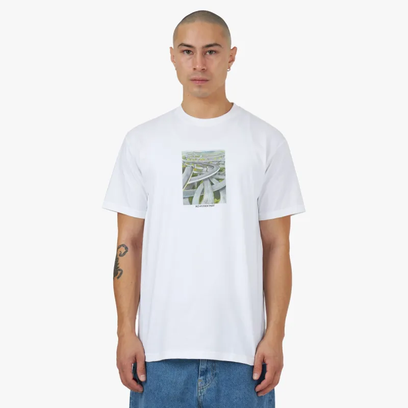 Sci-Fi Fantasy Freeway T-shirt / White sold by Livestock