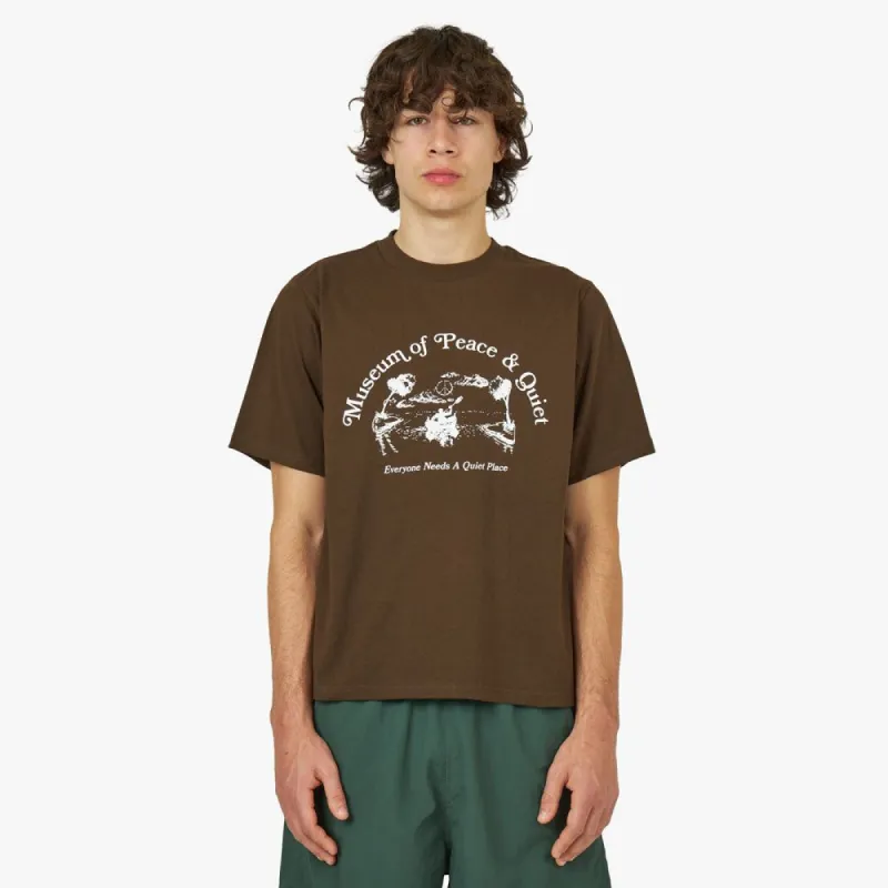 Museum Of Peace & Quiet Quiet Place T-Shirt / Brown sold by Livestock