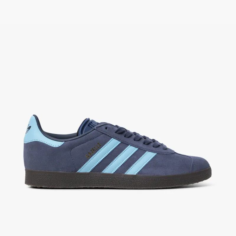 adidas Originals Gazelle Shadow Navy / Clear Blue - Gum sold by Livestock