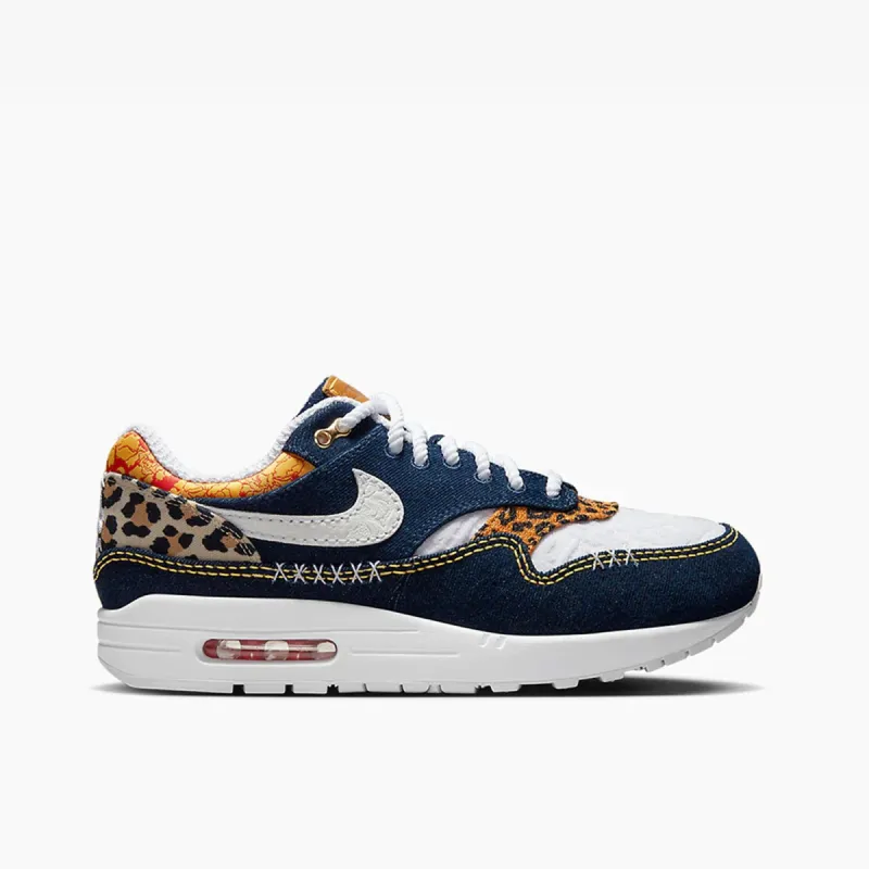 Nike Air Max 1 PRM Medium Blue / White - University Gold sold by Livestock