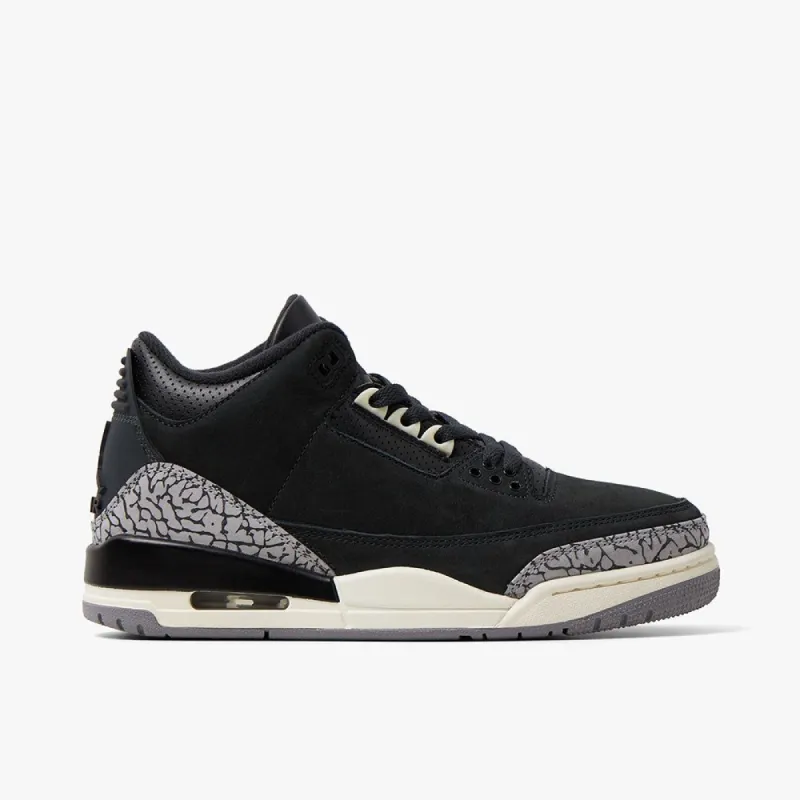 Jordan Women's 3 Retro Off Noir / Black - Sail sold by Livestock