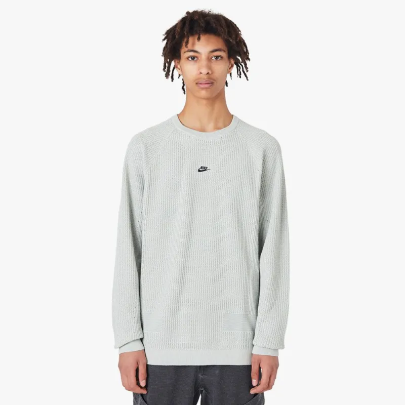 Nike Sportswear Knit LS Top Light Silver / Black made by Livestock