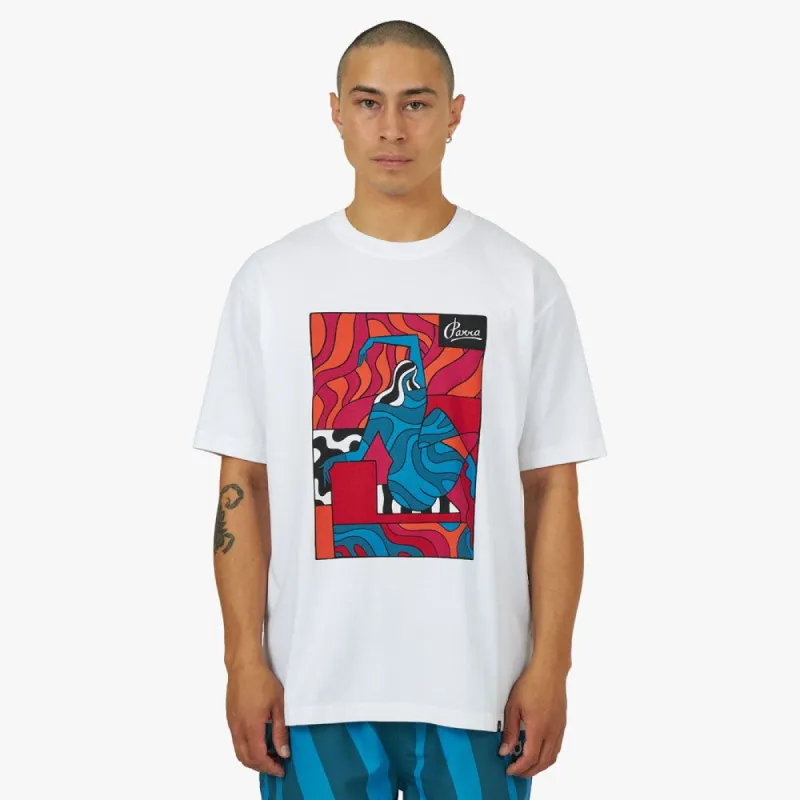 By Parra the attic trip t-shirt / White sold by Livestock