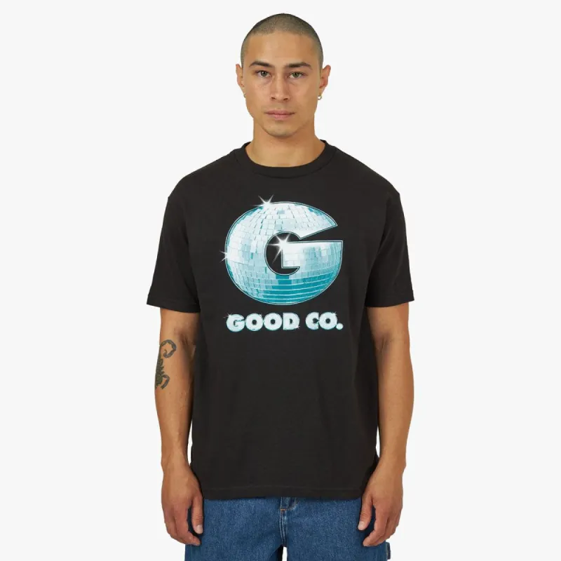The Good Company World Party Tee / Black sold by Livestock