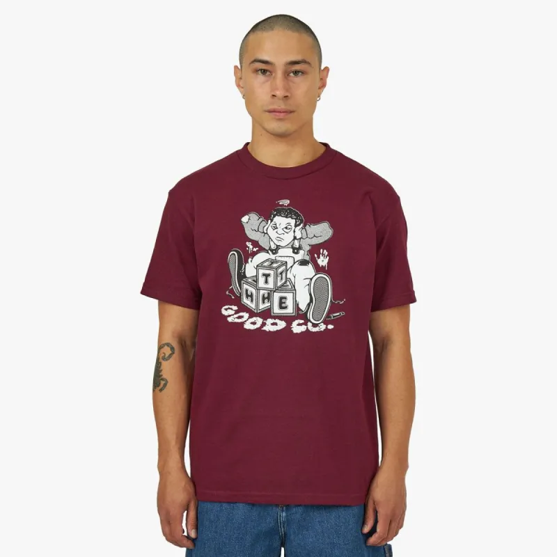 The Good Company Def Tee / Burgundy sold by Livestock