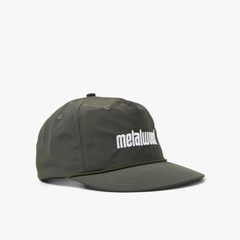Metalwood Metal Logo 5-Panel Rope Hat / Moss sold by Livestock