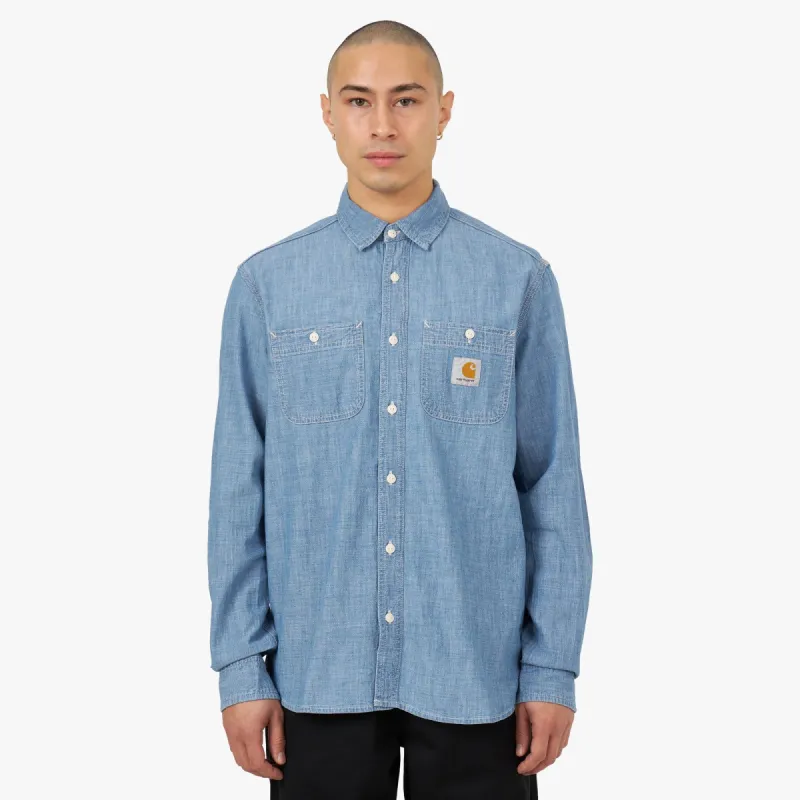 Carhartt WIP Clink Shirt / Blue Bleached sold by Livestock