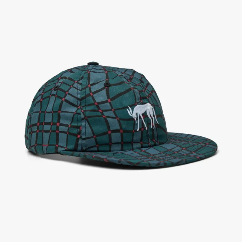 By Parra Squared Waves Pattern 6 Panel Hat / Multi made by Livestock