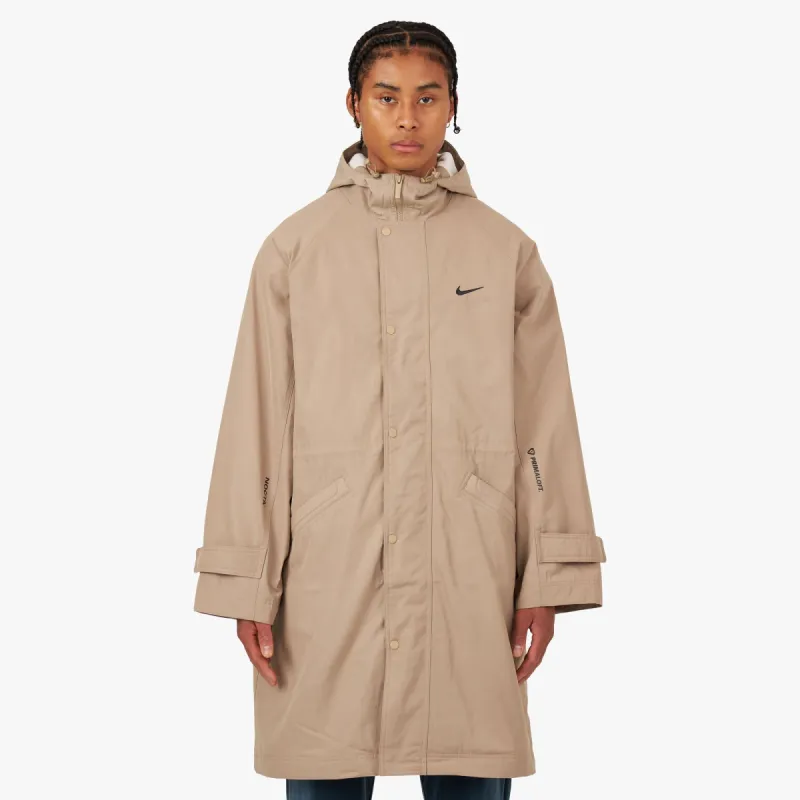 ジャケット・アウター NIKE Dugout Satin Jacket FQ7970-247 Nike Dugout Loose Satin Jacket Asia Sizing 'Khaki Sail