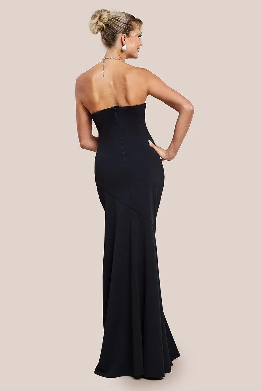 Scuba Crepe Bandeau Maxi With Diamante Necklace sold by Debenhams product image thumbnail 2