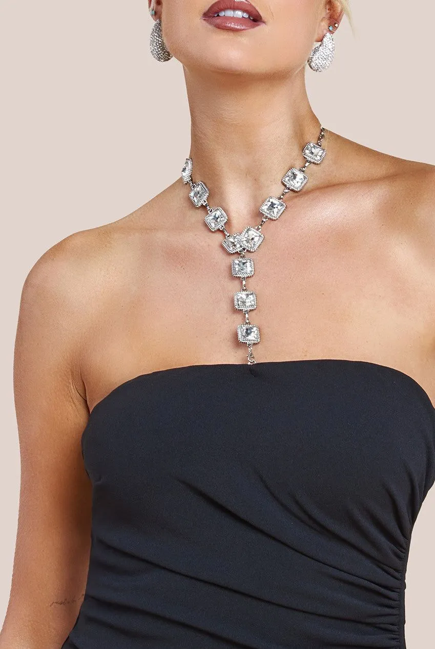 Scuba Crepe Bandeau Maxi With Diamante Necklace sold by Debenhams product image thumbnail 3