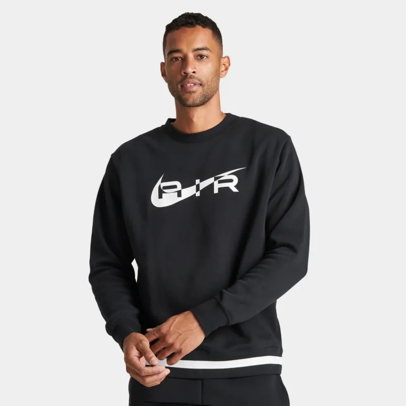 Nike Sportswear Air Fleece Crewneck / Black sold by JD Sports