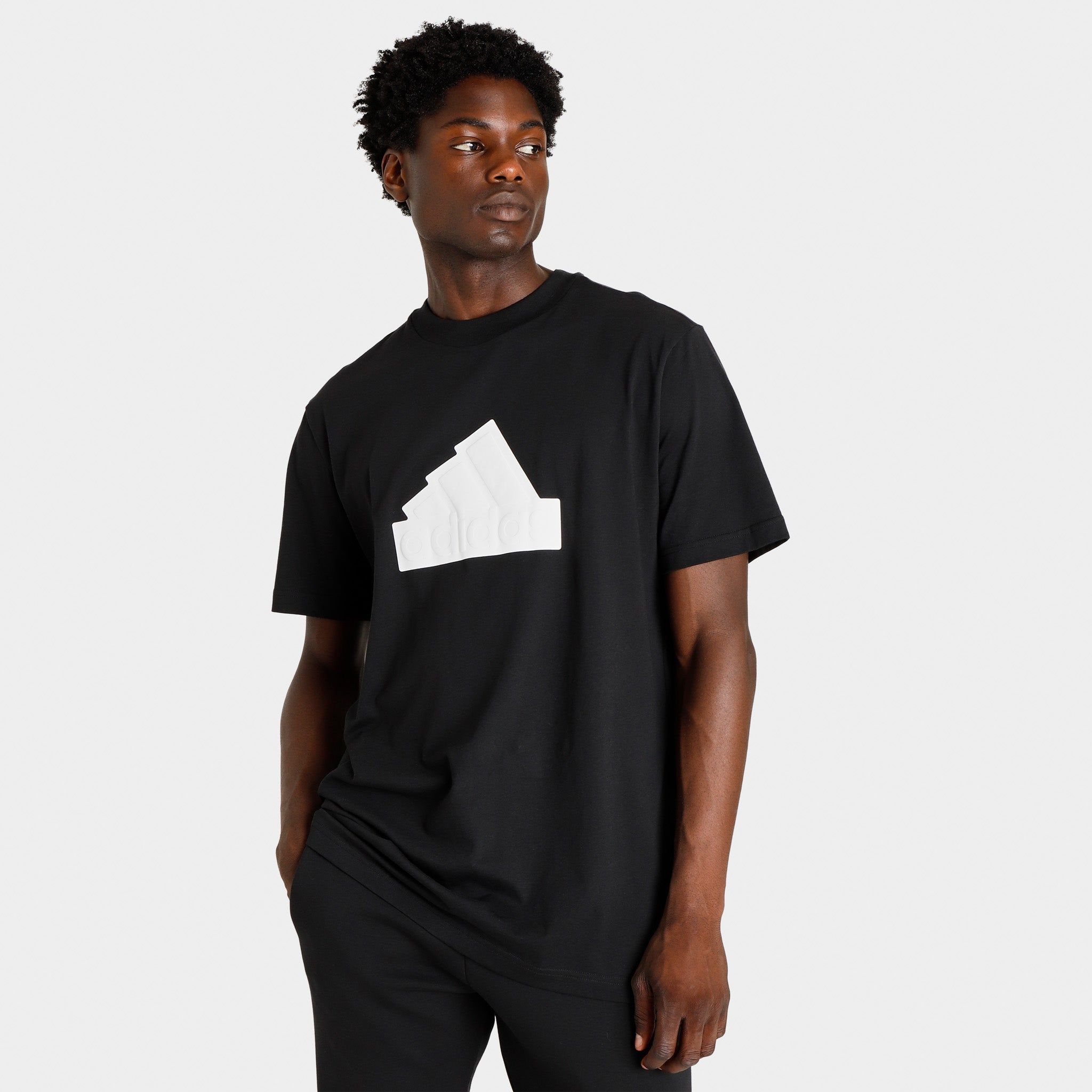 adidas Sportswear Future Icons Badge of Sport T-shirt Black / White sold by JD Sports