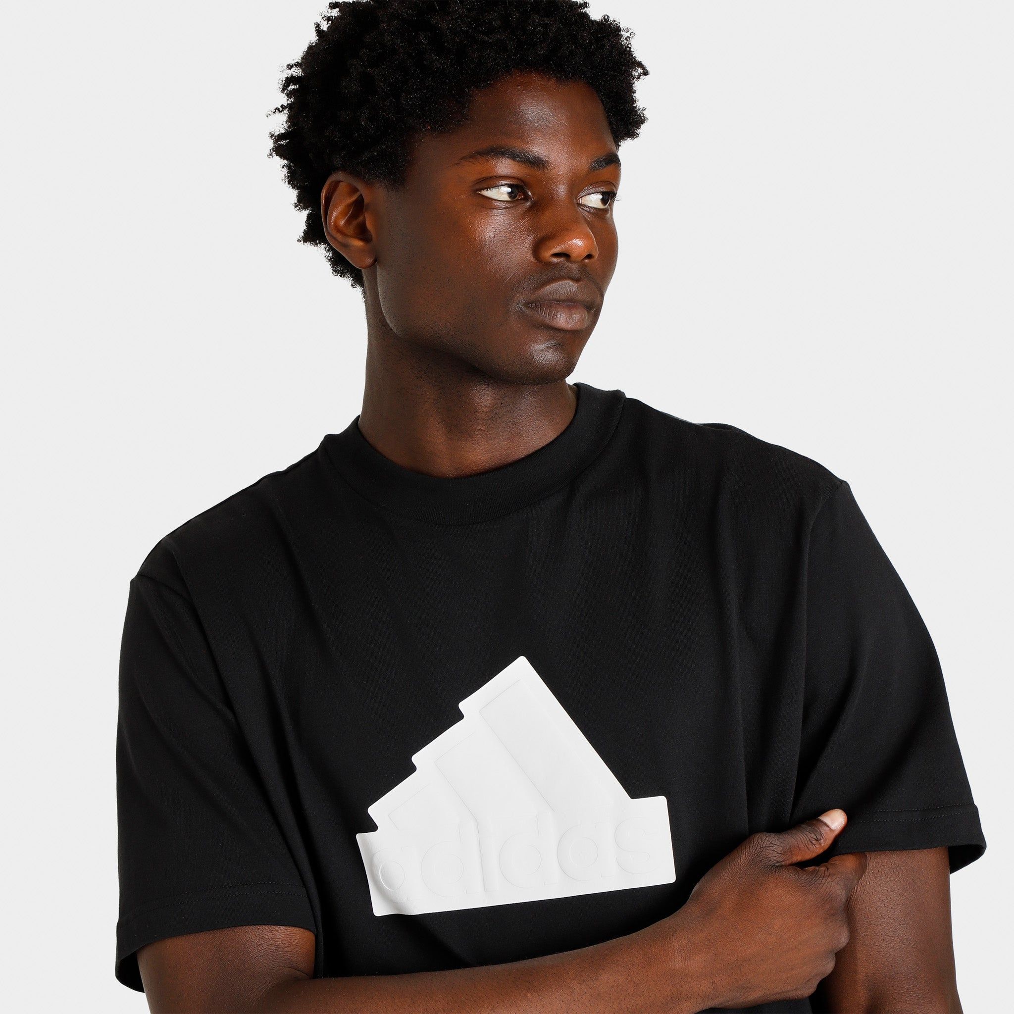 adidas Sportswear Future Icons Badge of Sport T-shirt Black / White sold by JD Sports product image thumbnail 3