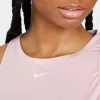 Nike Women's Dri-FIT One Standard Fit Tank Pink Glaze / White sold by JD Sports