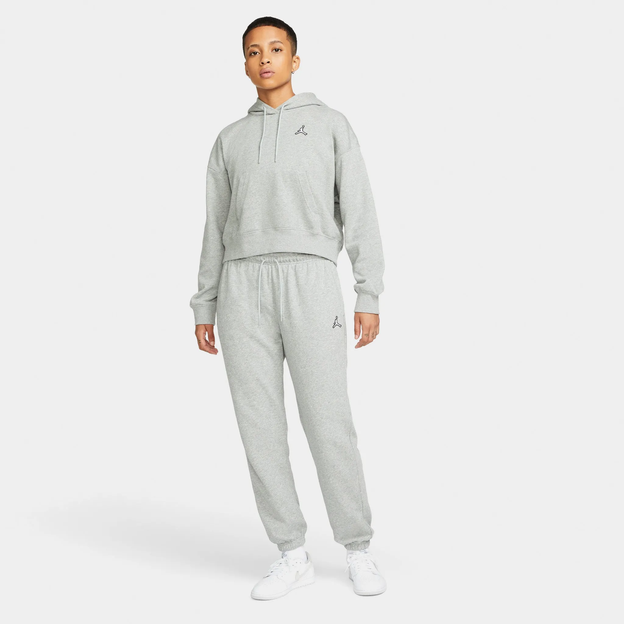 Jordan Women's Essentials Fleece Pants / Dark Grey Heather sold by JD Sports product image thumbnail 5