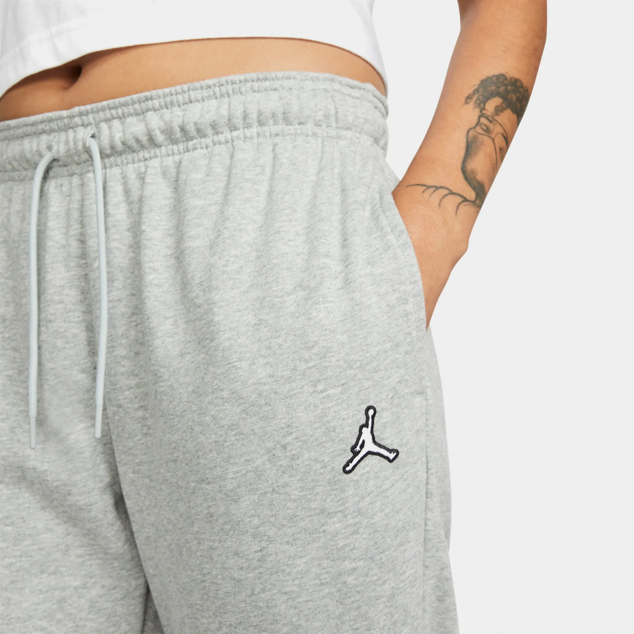 Jordan Women's Essentials Fleece Pants / Dark Grey Heather sold by JD Sports product image thumbnail 3
