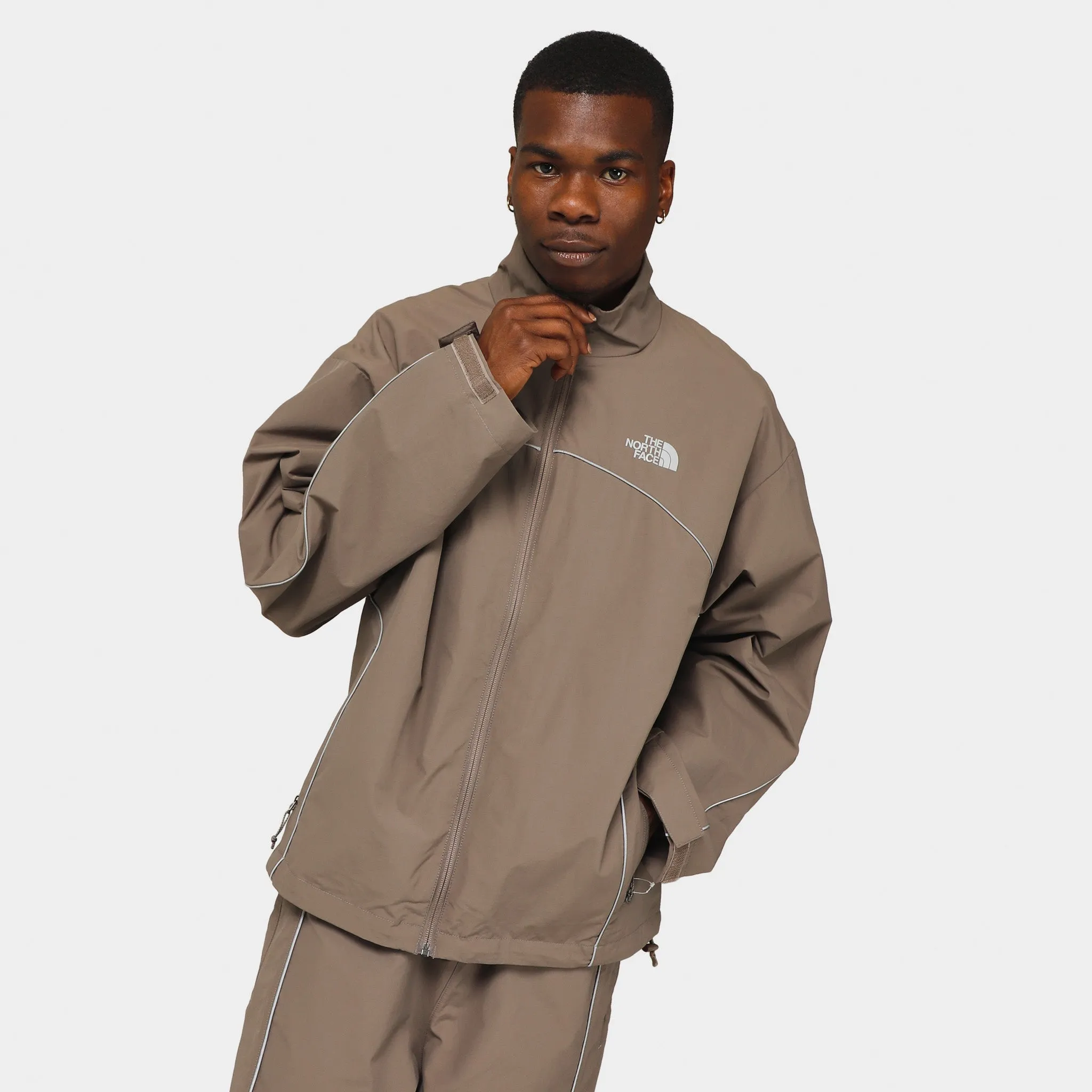 The North Face Tek Piping Wind Jacket / Falcon Brown | Parallel
