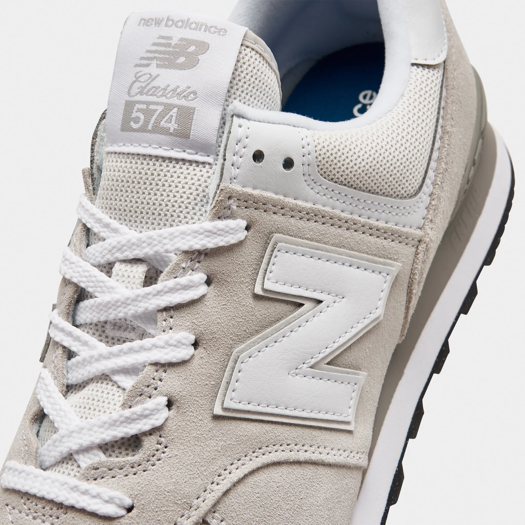 New Balance ML574EVW Nimbus Cloud / White sold by JD Sports product image thumbnail 3