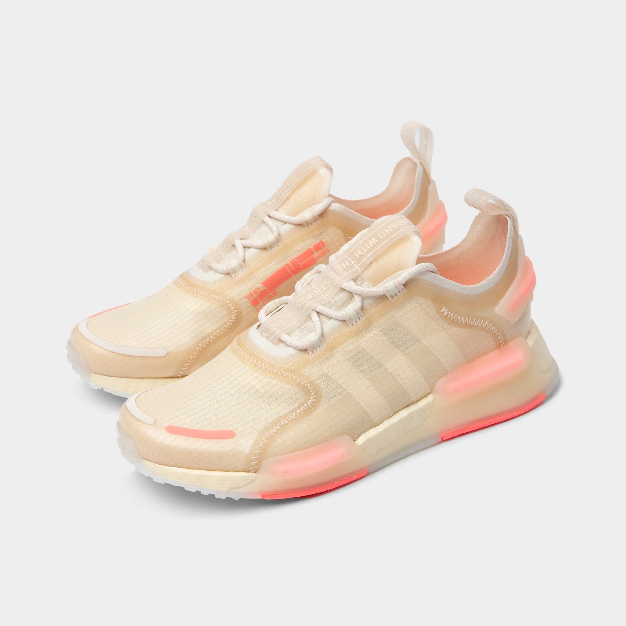 adidas Originals Women's NMD R1 V3 Wonder White/ Wonder White - Off White sold by JD Sports product image thumbnail 2