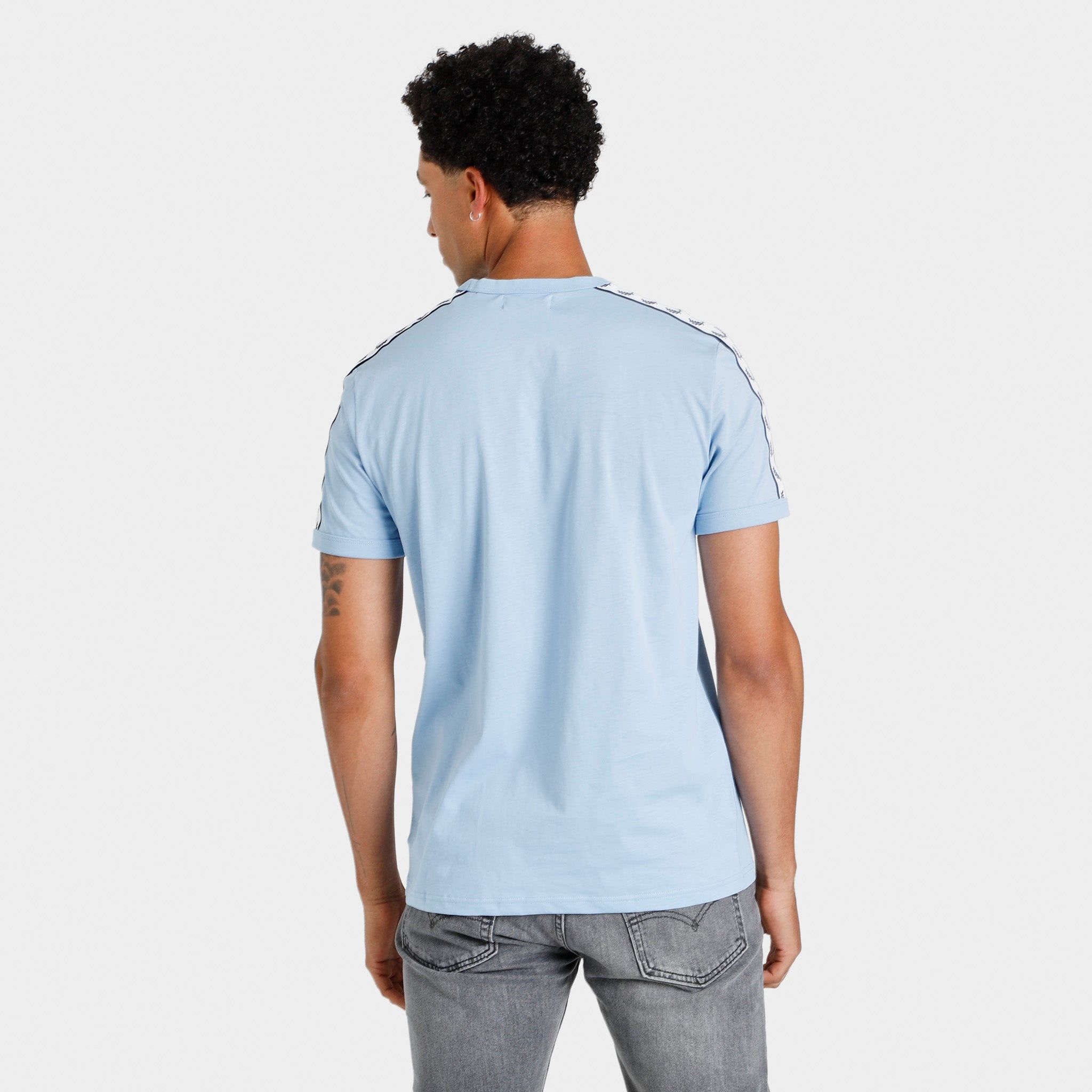 Fred Perry Taped Ringer T-shirt / Sky sold by JD Sports product image thumbnail 2
