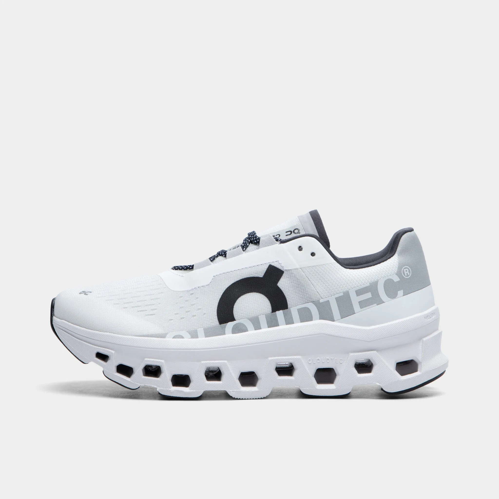 On Cloudmonster / Undyed White sold by JD Sports