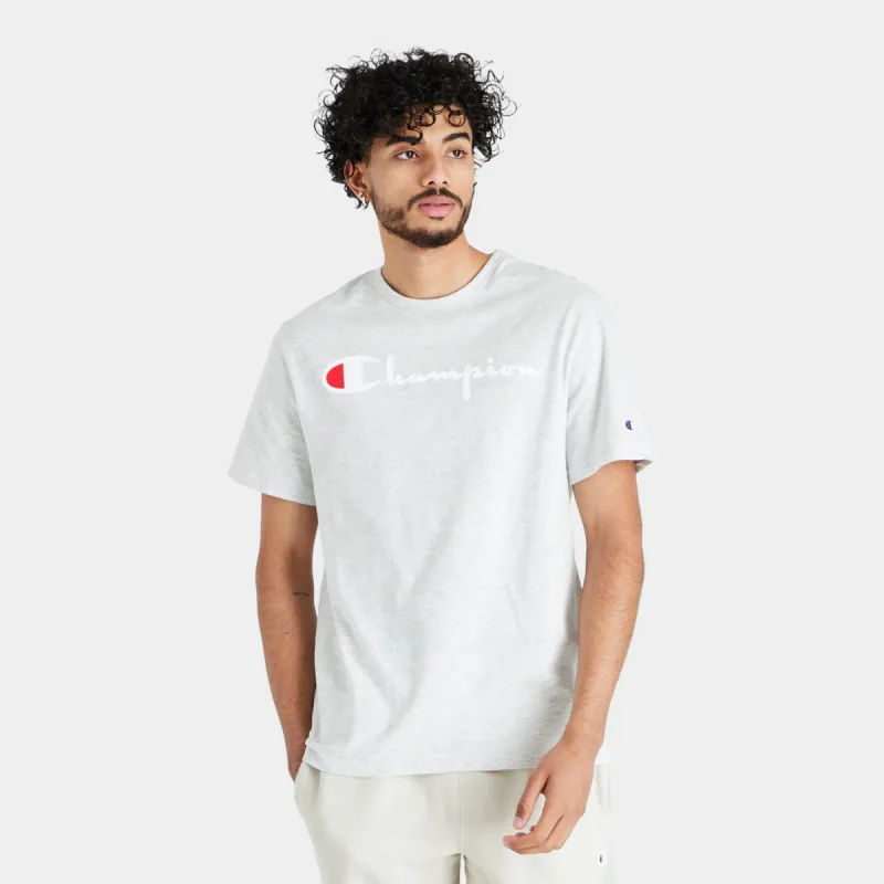 Champion Lightweight T-shirt Bleached Stone / Cream Heather sold by JD Sports