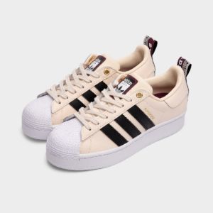 adidas Originals Women's Superstar Bold Wonder White / Core Black - Victory Crimson sold by JD Sports