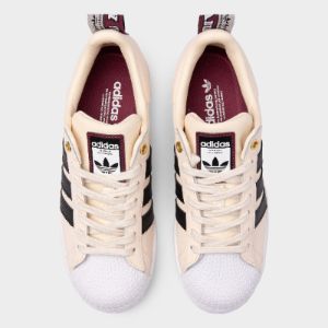 adidas Originals Women's Superstar Bold Wonder White / Core Black - Victory Crimson sold by JD Sports